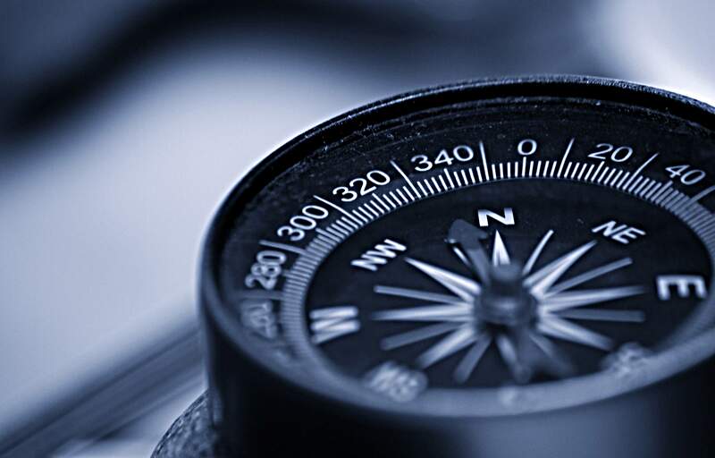 Compass Close up of a compass