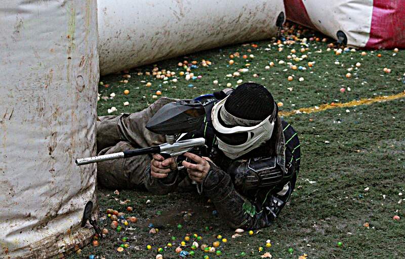 Paintballer Paintballer playing paintball